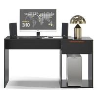 Mesa Escrivaninha 1 Gaveta Com Suporte Para Cpu Flop Preto - 7