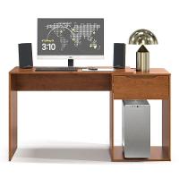 Mesa Escrivaninha 1 Gaveta Com Suporte Para Cpu Flop Freijó - 5