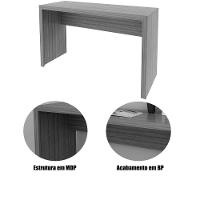 Mesa Para Escritório Escrivaninha 127 Cm Branco - 3