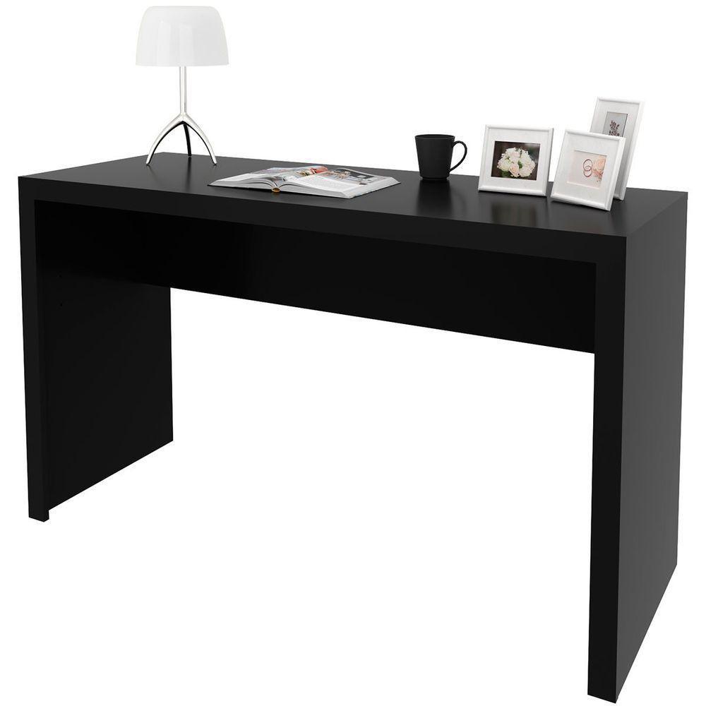 Mesa Para Escritório Escrivaninha 127 Cm Preto - 1