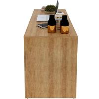 Mesa Para Escritório Escrivaninha 163 Cm Amêndoa - 7