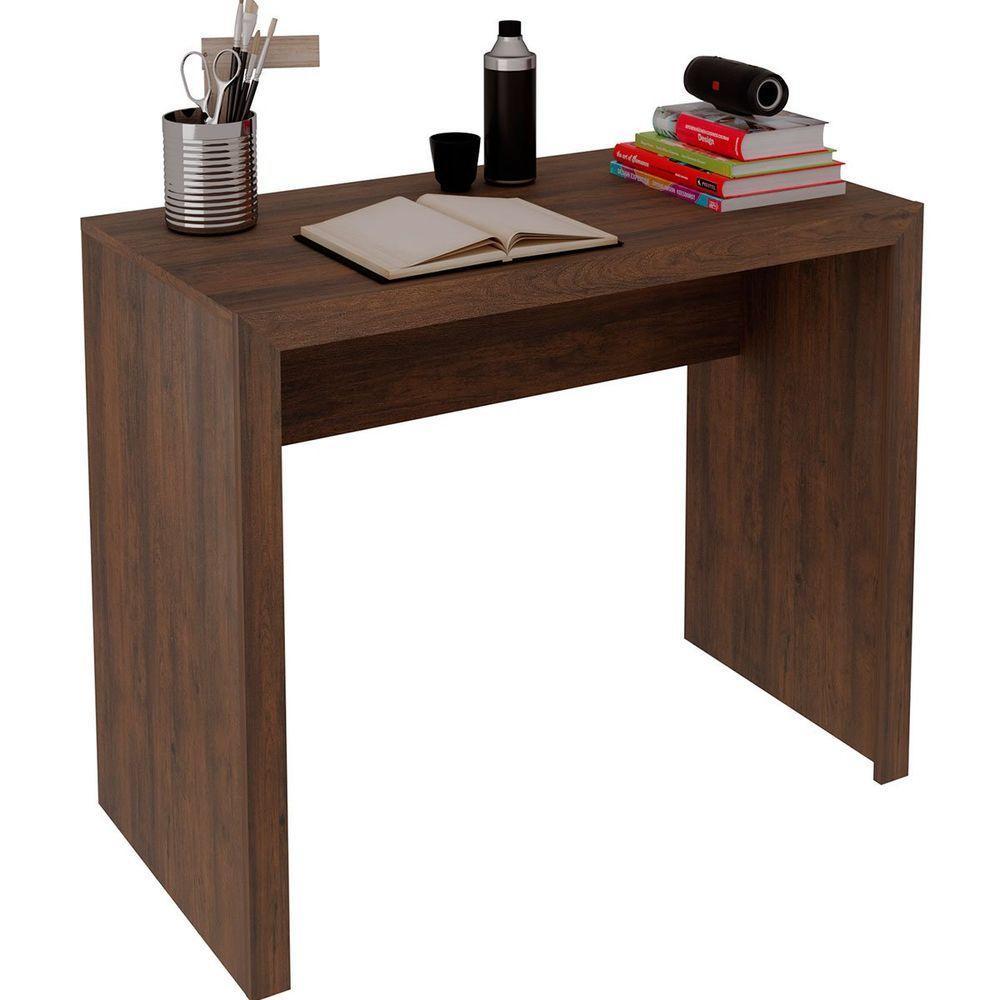 Mesa Para Escritório Escrivaninha 90 Cm Rústico - 1