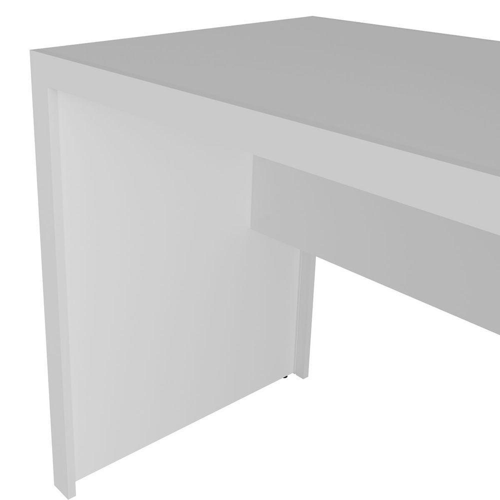 Mesa Para Escritório Escrivaninha 163 Cm Branco - 10