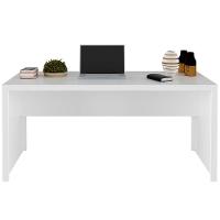 Mesa Para Escritório Escrivaninha 163 Cm Branco - 5