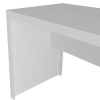 Mesa Para Escritório Escrivaninha 163 Cm Branco - 10