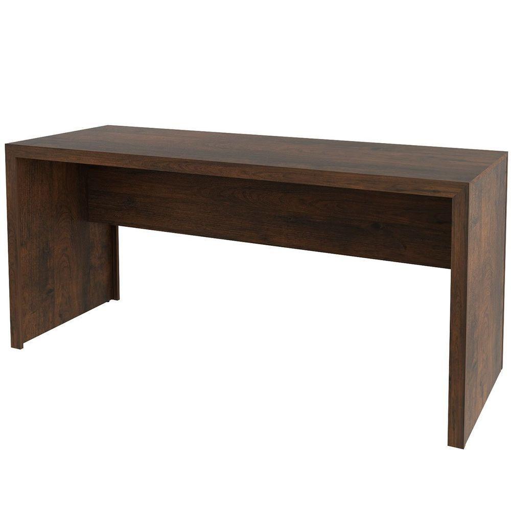 Mesa Para Escritório Escrivaninha 163 Cm Rústico - 8