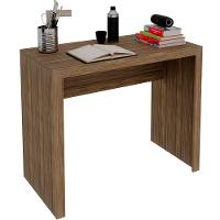 Mesa Para Escritório Escrivaninha 90 Cm Nogal - 1