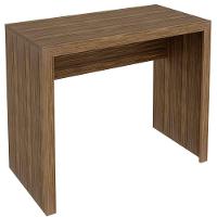 Mesa Para Escritório Escrivaninha 90 Cm Nogal