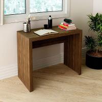 Mesa Para Escritório Escrivaninha 90 Cm Nogal - 6