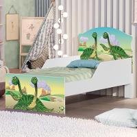 Mini Cama Dinossauro Irmãos Com Colchão - 1