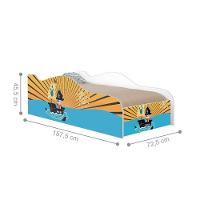 Mini Cama Fun Pirata Do Mar Infantil Com Colchão - 2