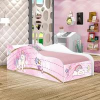 Mini Cama Fun Unicónio Rosa Infantil Com Colchão - 1