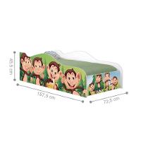 Mini Cama Fun Macacos Infantil Com Colchão - 2