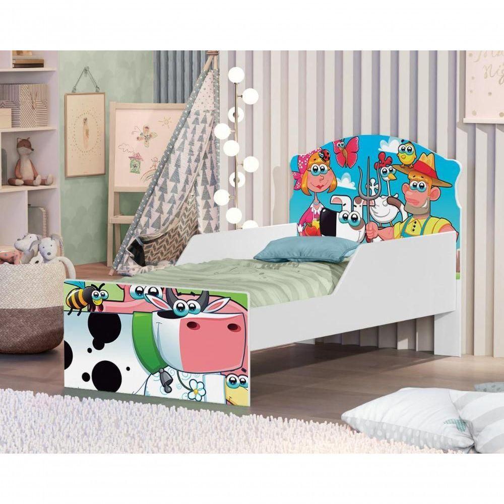 Mini Cama Fazendinha E Vaquinha Com Colchão - 4