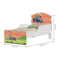 Mini Cama Trenzinho Com Colchão - 2