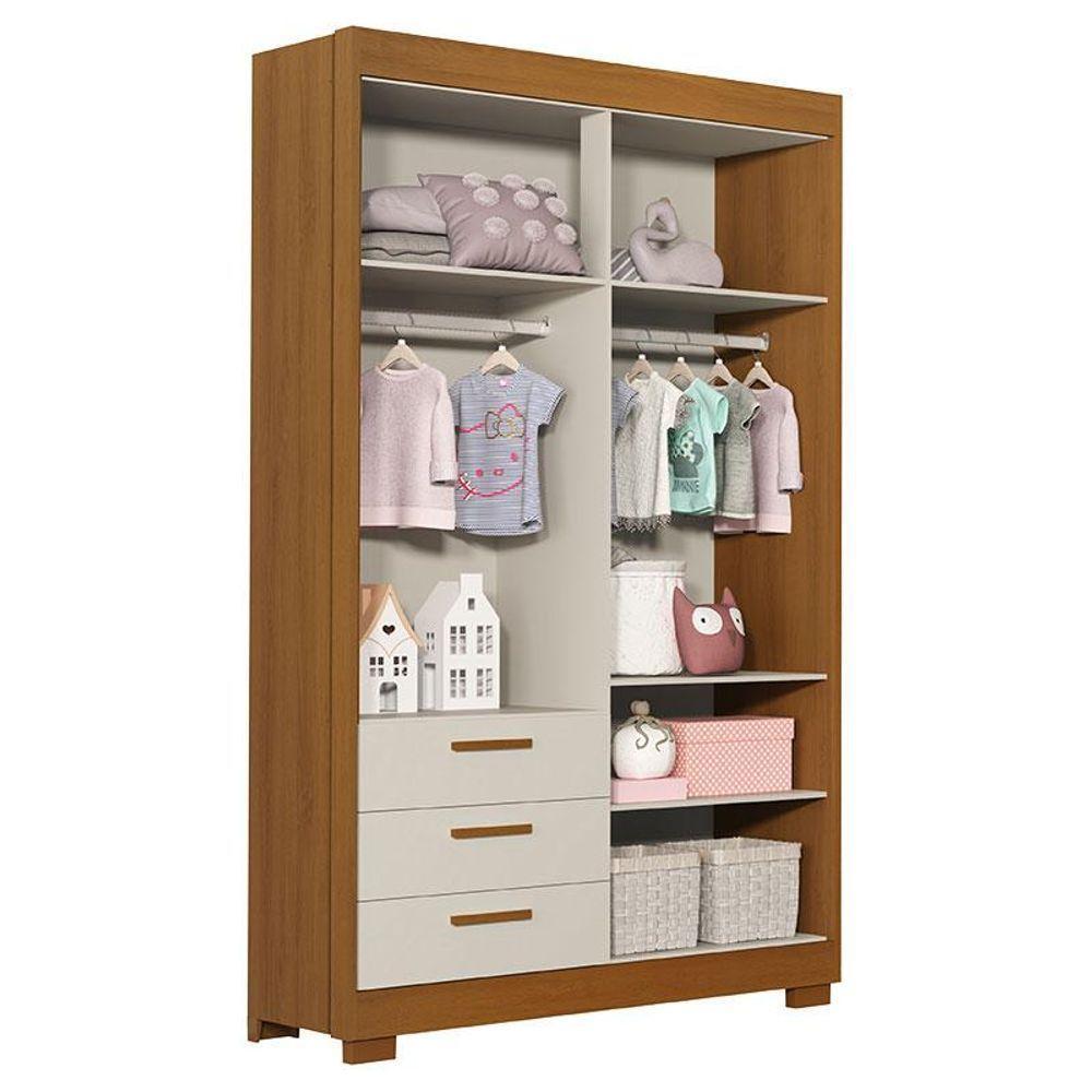 Quarto De Bebê Zaki E Berço Americano Evolution 4 Em 1 Areia Acetinado Savana Com Colchão Gazin - Reller - 9