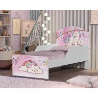 Mini Cama Unicónio Rosa Com Colchão - 4