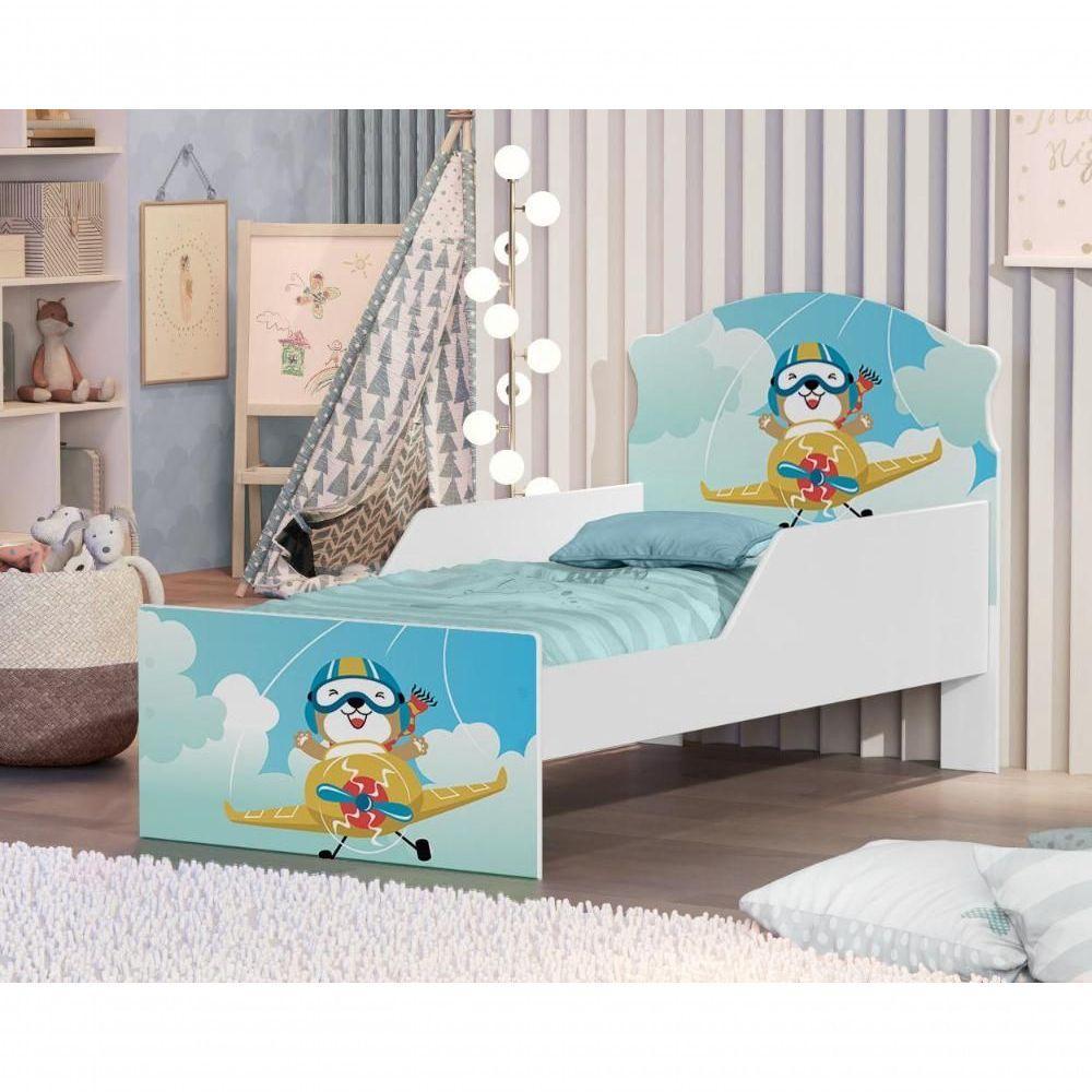 Mini Cama Ursinho Patrulheiro Com Colchão - 4