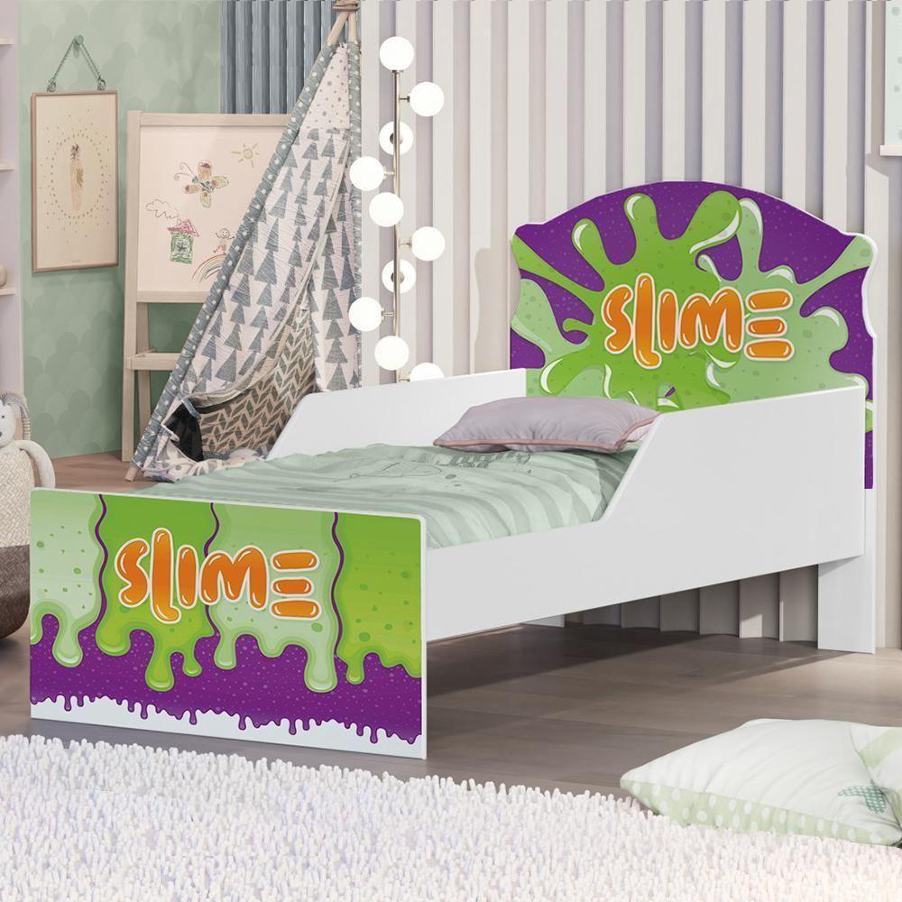 Mini Cama Slime Menino Com Colchão - 1