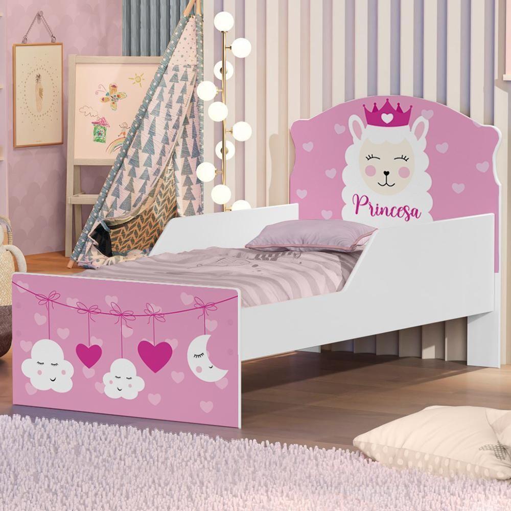 Mini Cama Princesa Lhama Com Colchão - 1