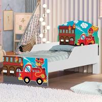 Mini Cama Usinho Bombeiro Com Colchão - 1