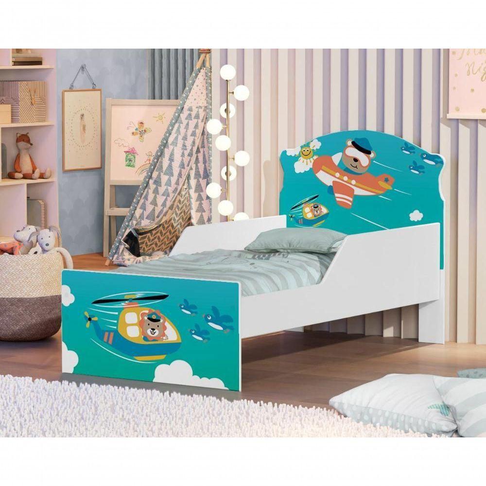 Mini Cama Patrulha Animal Com Colchão - 4