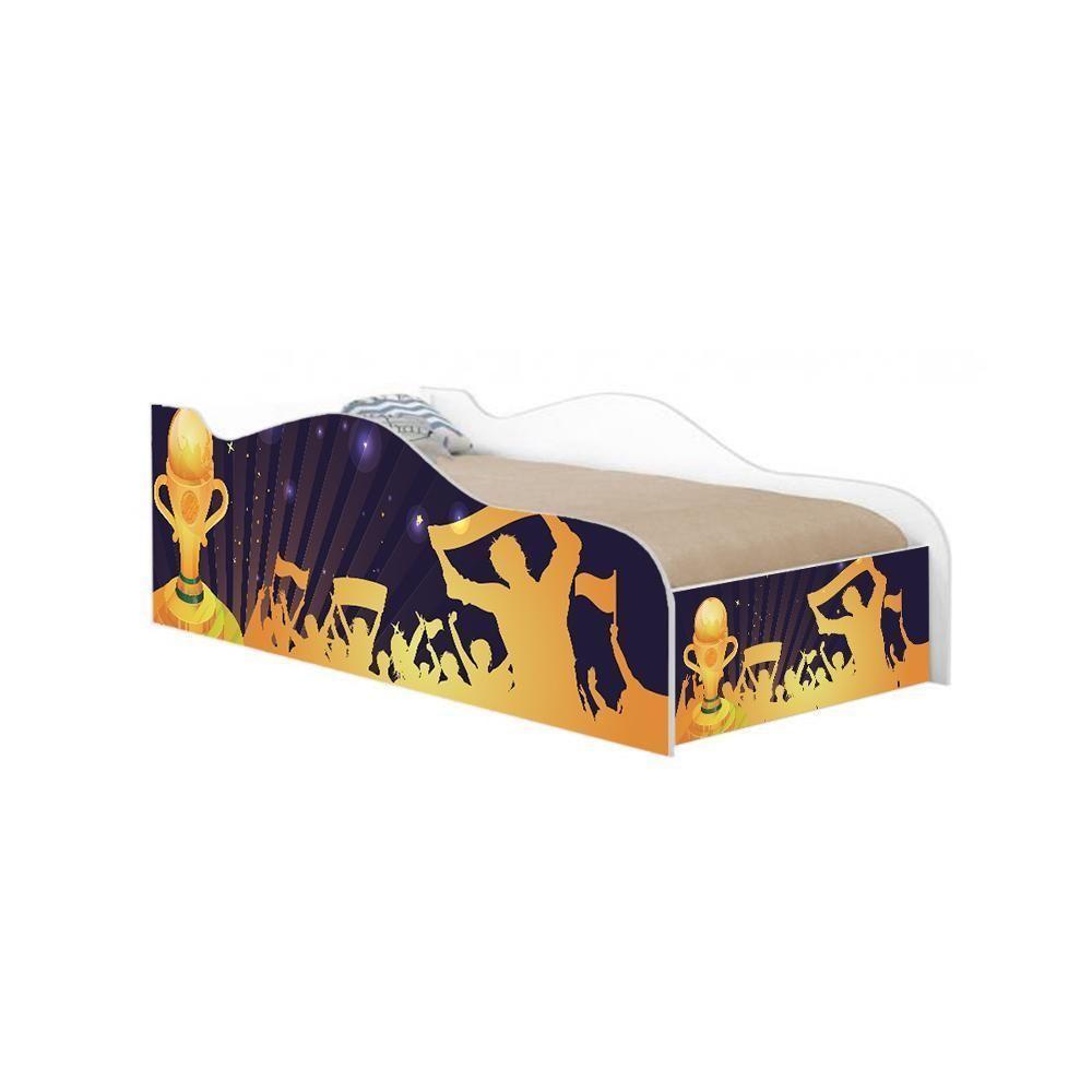 Mini Cama Fun Campeonato De Futebol Infantil Com Colchão - 3