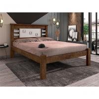 Cama Casal Com Cabeceira Vaius Malbec Off White - 5