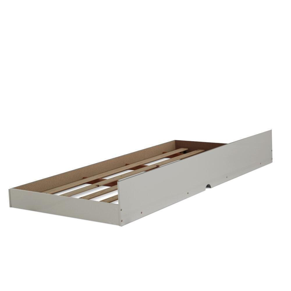 Cama Solteiro Alicante Off White Com Auxiliar E Colchões - 3