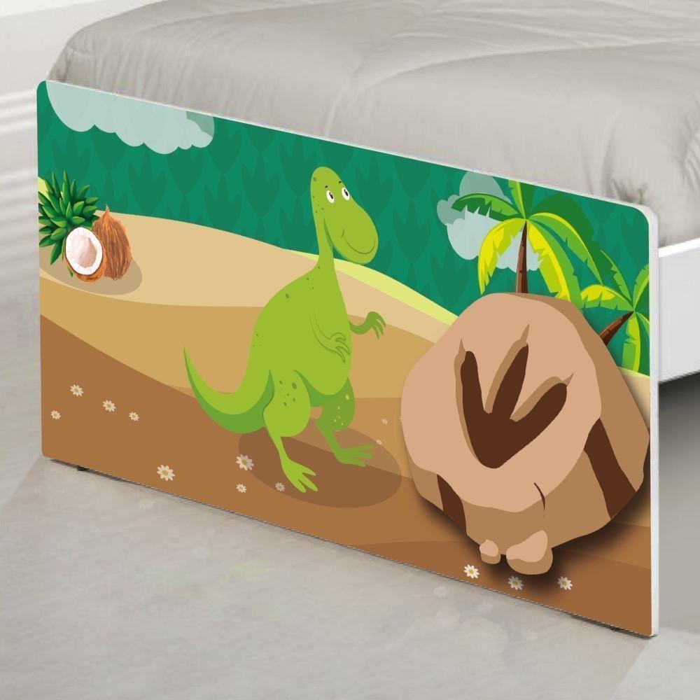 Cama Solteiro Adesivada Dinossauro Com Colchão - 5