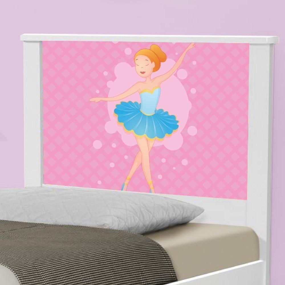 Cama Solteiro Adesivada Bailarina Clássica Com Colchão - 4