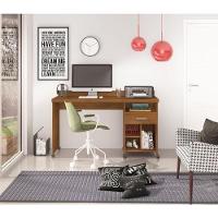 Escrivaninha Com 1 Gaveta Alphecca Freijó - 4