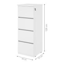 Conjunto Escrivaninha E Gaveteiro Larissa Branco - 5