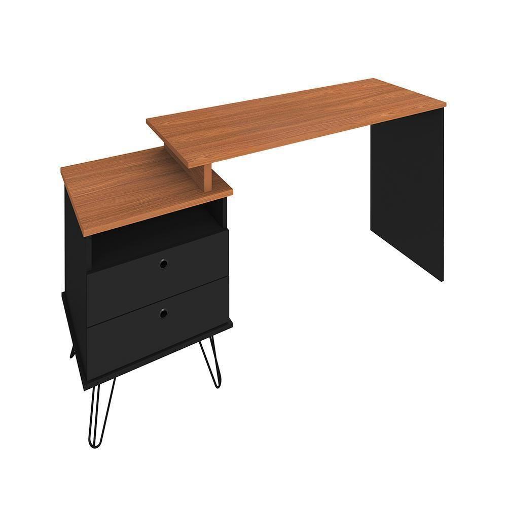 Escrivaninha Industrial Lowa Freijó Preto - 3