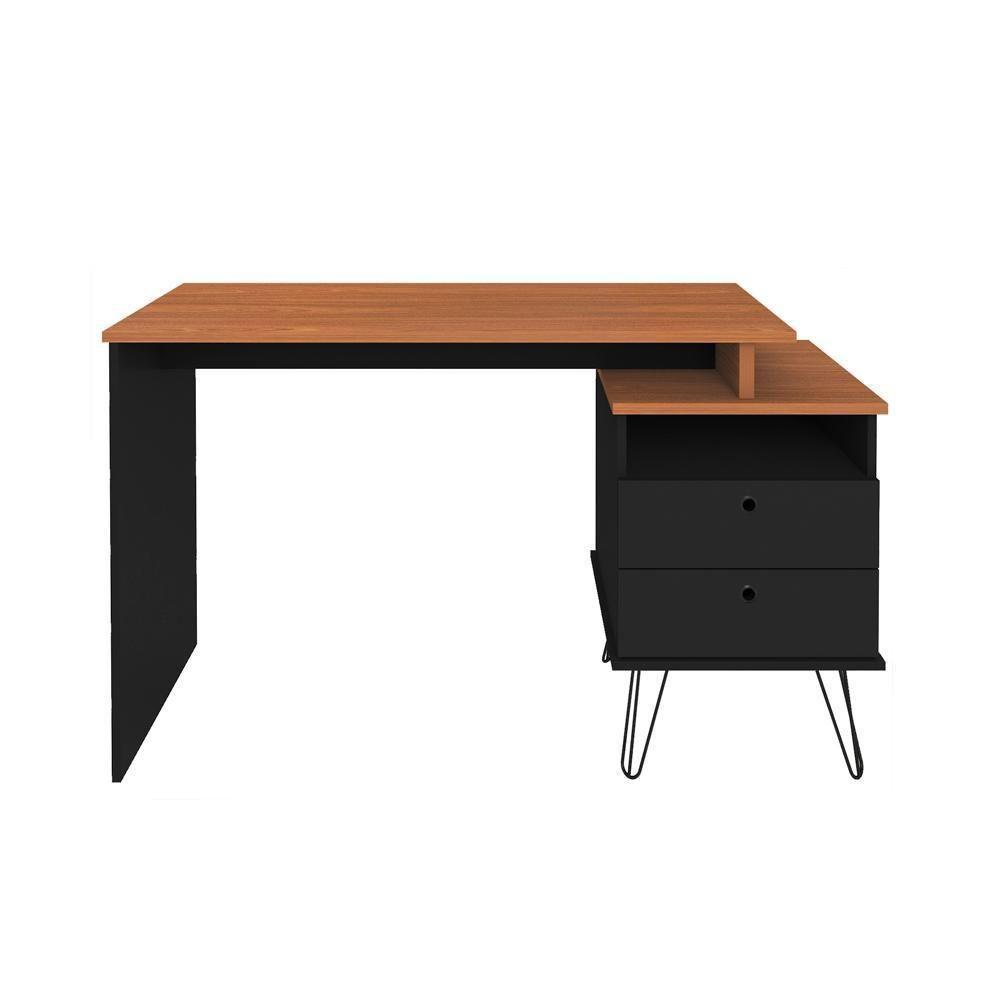 Escrivaninha Industrial Lowa Freijó Preto - 6