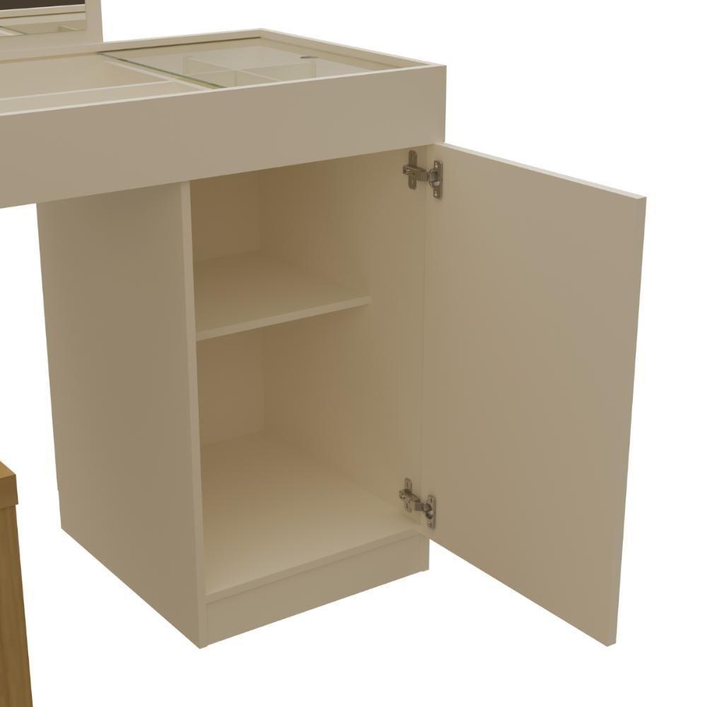 Escrivaninha Penteadeira Andromeda Freijo Off White - 4