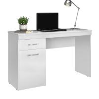 Escrivaninha Com 1 Gaveta Evans Branco - 3