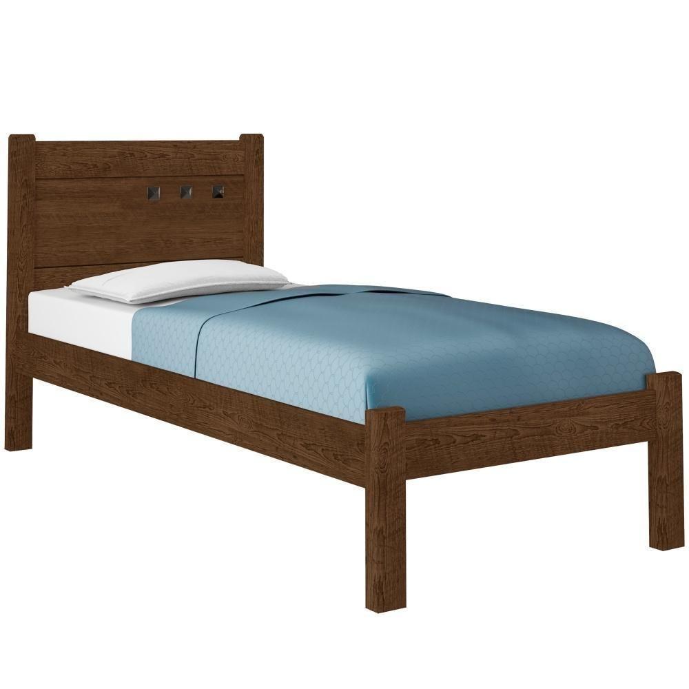 Cama Solteiro Paloma Malbec Com Colchão - 2