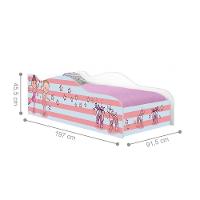 Cama Fun Bailarinas Meninas Solteiro Com Colchão - 2
