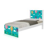 Cama Solteiro Adesivada Balão No Céu Com Colchão - 2