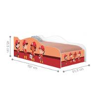 Cama Fun Tropa Bombeiros Solteiro Com Colchão - 2