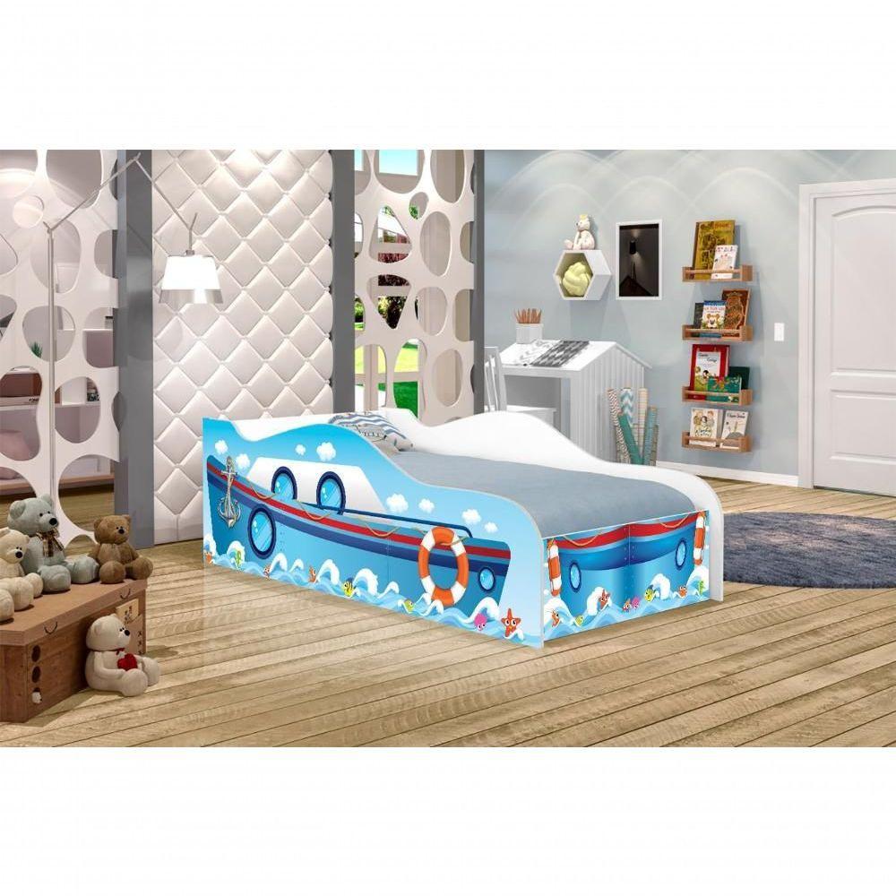 Cama Navio Kids Infantil Com Colchão - 4