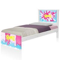 Cama Solteiro Slime Menina Com Colchão - 2