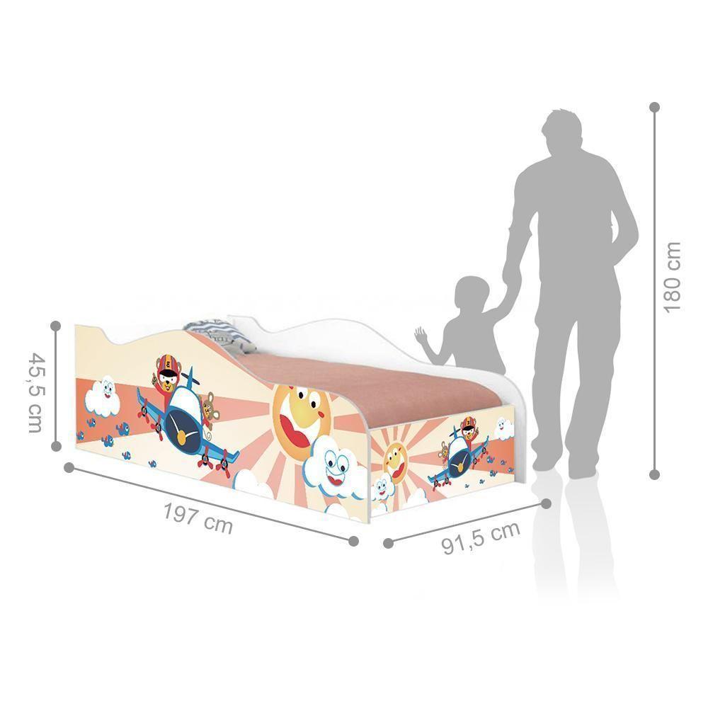 Cama Fun Patrulha Ursinhos Solteiro Com Colchão - 3