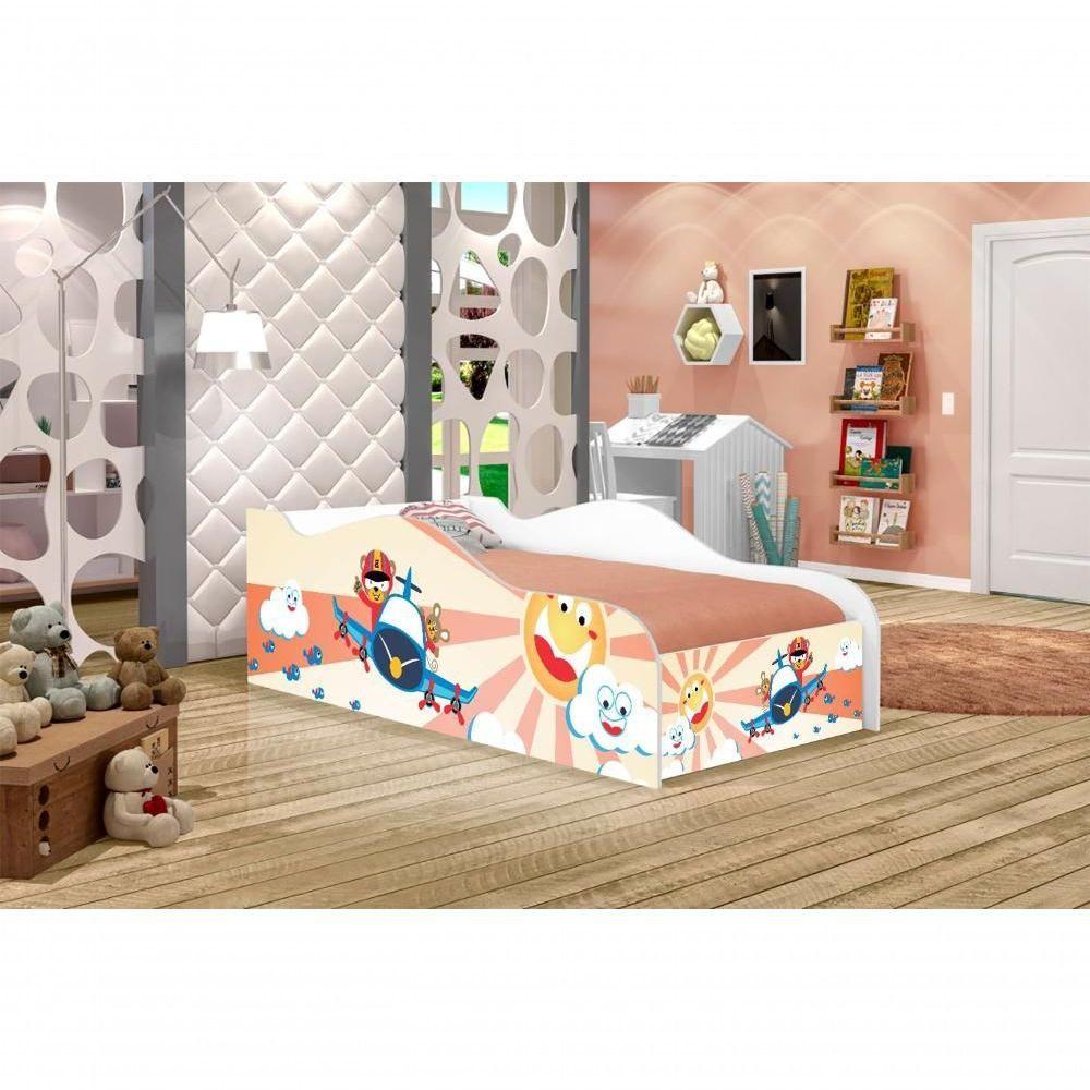Cama Fun Patrulha Ursinhos Solteiro Com Colchão - 5