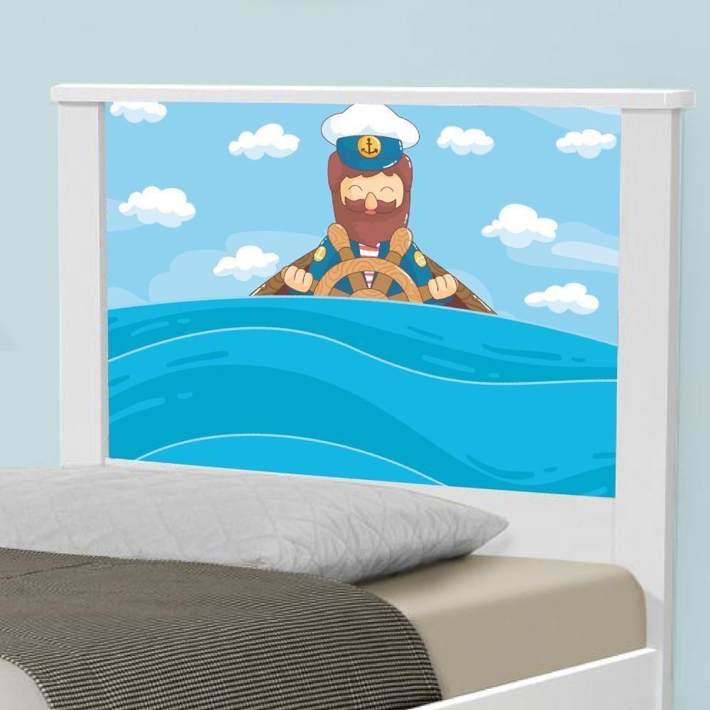 Cama Solteiro Adesivada Marinheiro Com Colchão - 4