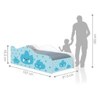 Cama Fun Nuvens Meninos Solteiro Com Colchão