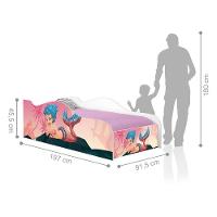 Cama Fun Sereia Nas Pedras Solteiro Com Colchão - 3