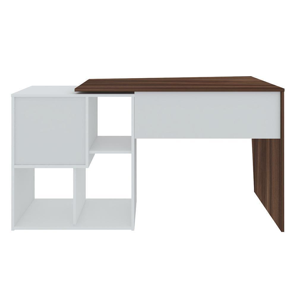 Conjunto De Escrivaninhas Cancún Ipê Branco - 3