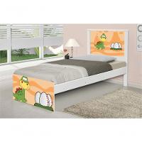 Cama Solteiro Com Cabeceira Adesivada Dinossauro Baby - 3